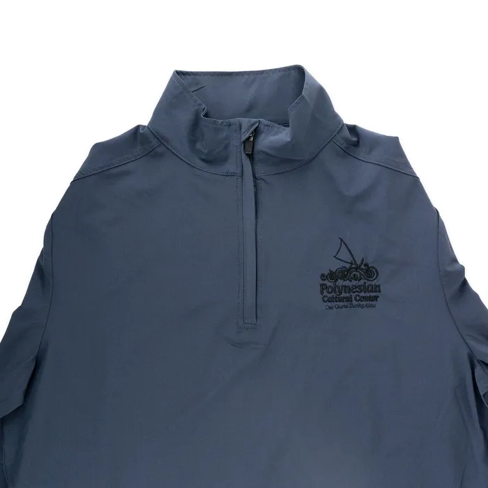 PCC Quarter Zip Mens Stretch Pullover with Logo BOXERCRAFT Rings