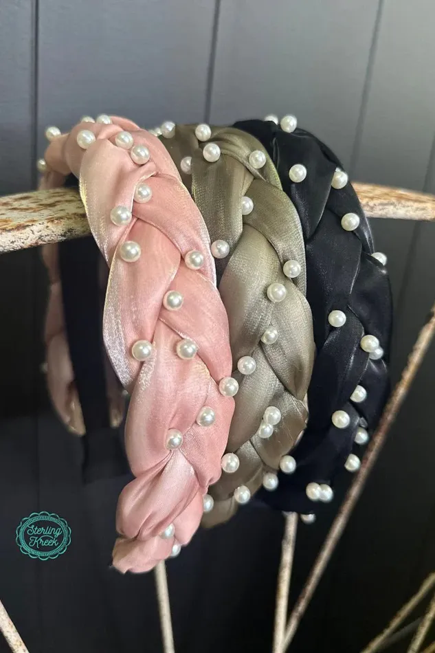 PEARL ME UP HEADBAND OLIVE STERLING KREEK Rings