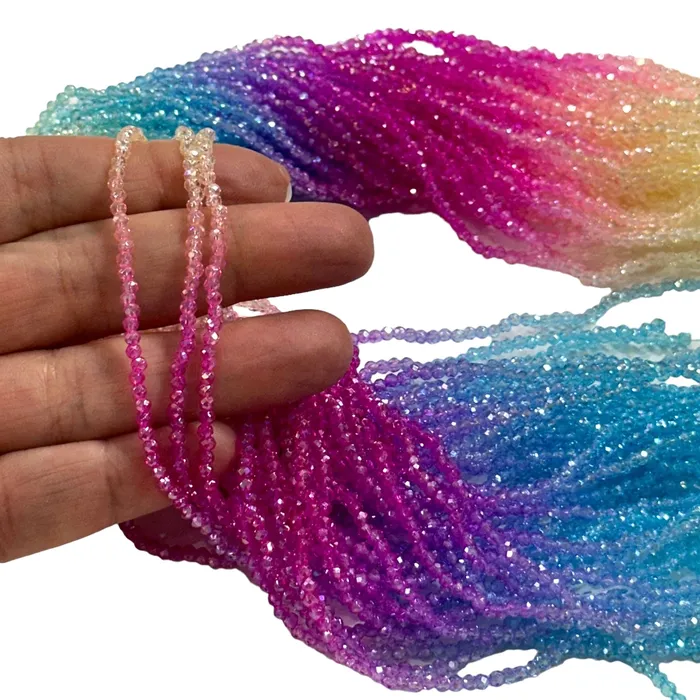 Peppy Beads Earrings 2mm Crystal rondelle beads strand 170 pcs PBC2C96
