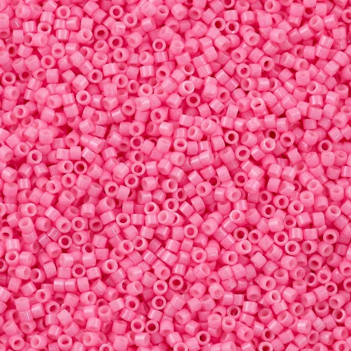 Peppy Beads Earrings DB1371 Opaque Rose Dyed Miyuki Delica 110