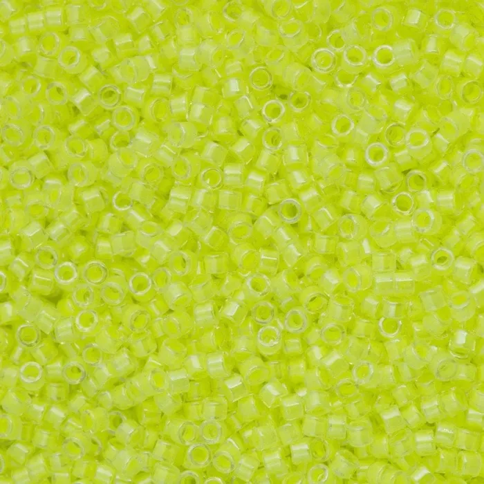 Peppy Beads Earrings DB2031 Luminous Lime Aid Miyuki Delica 110