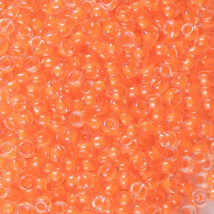Peppy Beads Earrings Miyuki Seed Beads 80 Luminous Creamsicle 4298