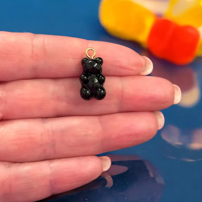 Peppy Beads Hand Made Murano Glass Jelly Bear Charm Murano Bear Pendant Gummy Bear Earring Charm Earrings Peppy Beads Hand Made Murano Glass Jelly Bear Charm Murano Bear Pendant Gummy Bear Earring Charm Earrings