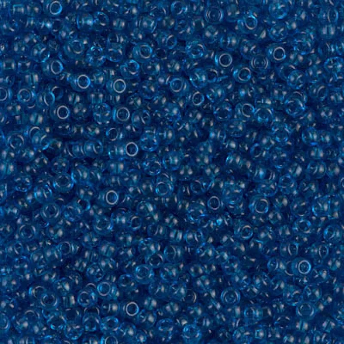 Peppy Beads Miyuki Seed Beads 110 Transparent Capri Blue 0149NEW Rings