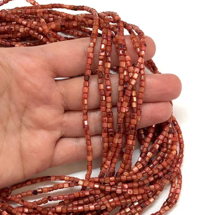 Peppy Beads Natural Mother of Pearl Colored Cylinder Beads155 Inches Strand Necklaces Peppy Beads Natural Mother of Pearl Colored Cylinder Beads155 Inches Strand Necklaces