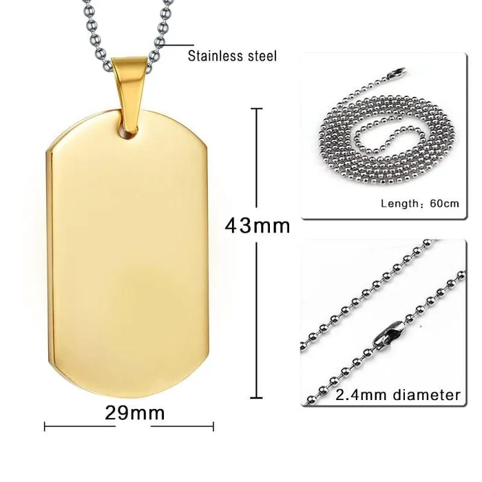 Philippians 413 Dog Tag Necklace Lords Guidance Necklaces