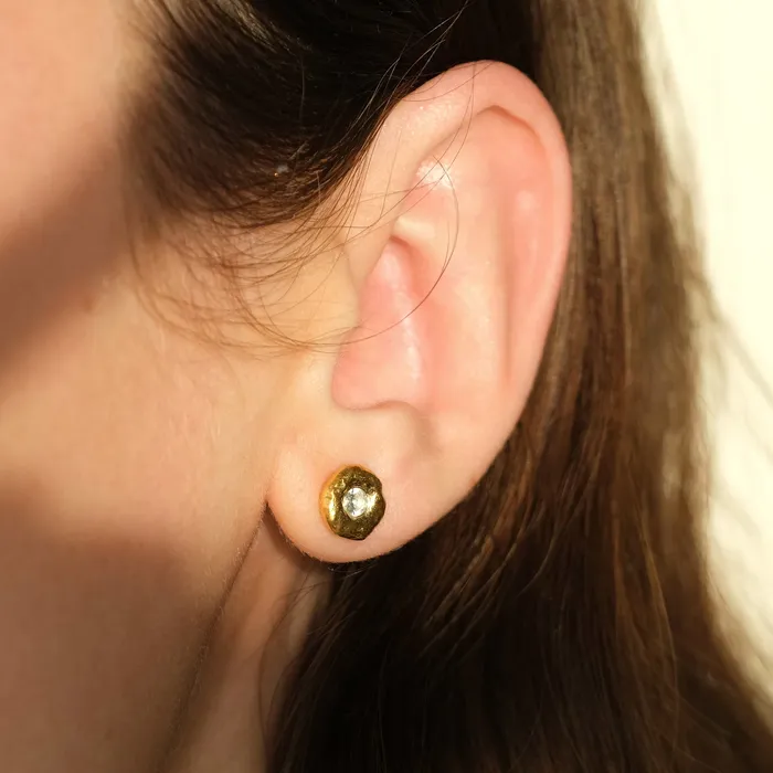 Pleiades White Sapphire Studs COMMON ERA Rings