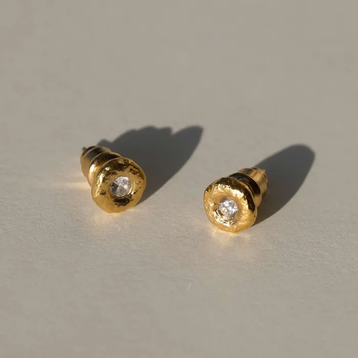 Pleiades White Sapphire Studs COMMON ERA Rings