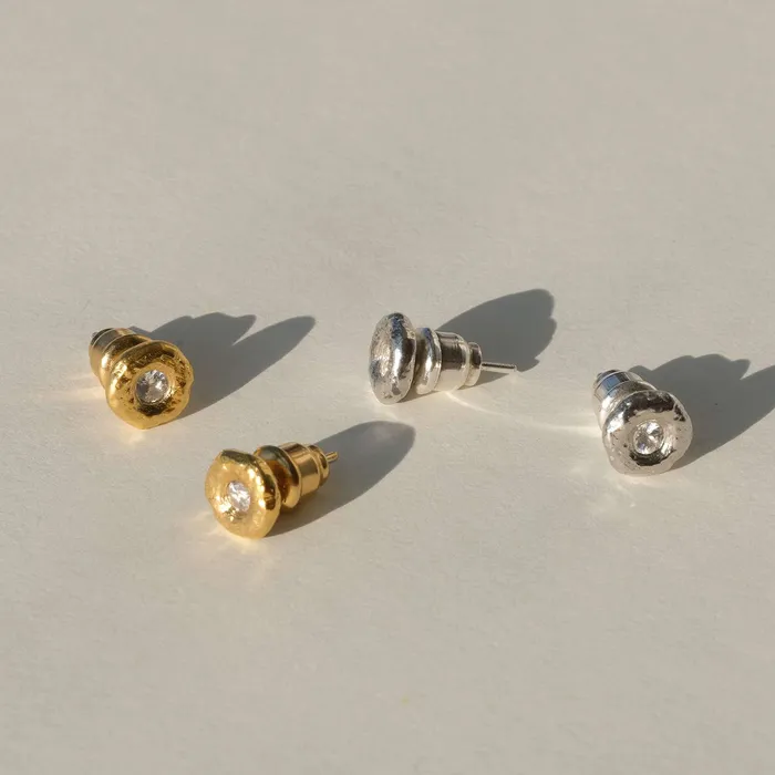 Pleiades White Sapphire Studs COMMON ERA Rings