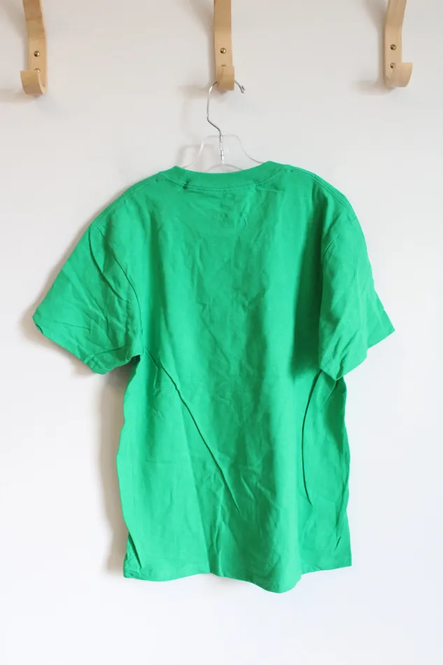 Port And Company Bright Green Cotton Shirt Youth M 1012 Port And Company Earrings