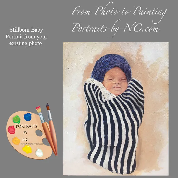 Portraits by NC Necklaces Baby Oil Portrait