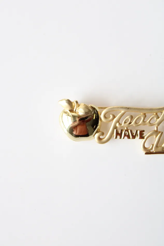 PreStyled Sets Jubilee Thrift Teachers Have Class Gold Pin