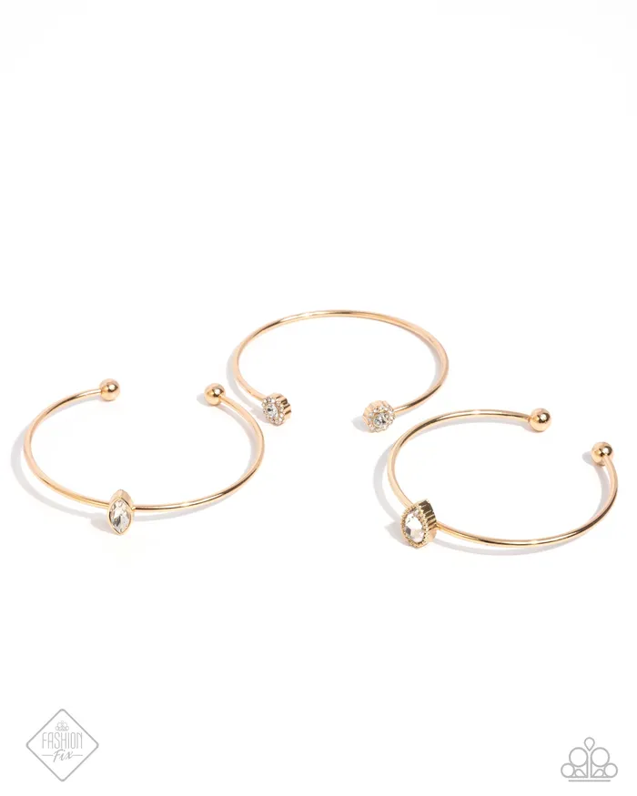 PreStyled Sets Paparazzi Accessories Prolific Patron Gold