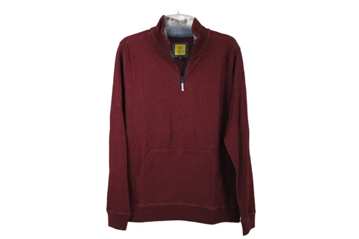 Prince Fox Maroon Pullover Sweatshirt XL Aeropostale Earrings