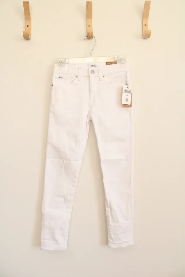 Ralph Lauren Rings NEW Polo Ralph Lauren Super Stretch White The Legging Jeans Youth 10 Ralph Lauren Rings NEW Polo Ralph Lauren Super Stretch White The Legging Jeans Youth 10