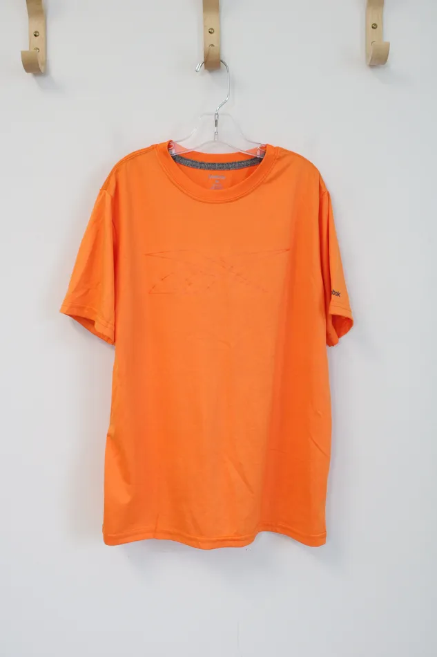 Reebok Orange Athletic Shirt Youth M 1012 Reebok Earrings
