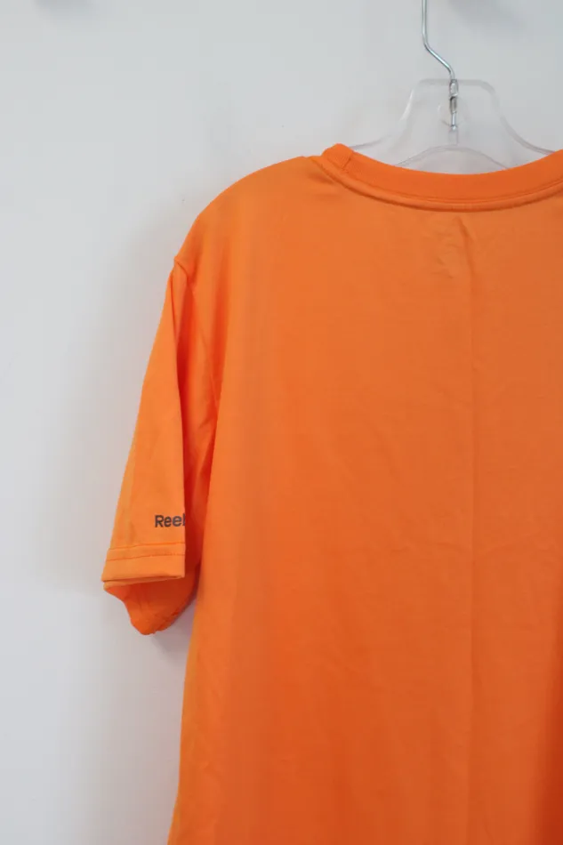 Reebok Orange Athletic Shirt Youth M 1012 Reebok Earrings