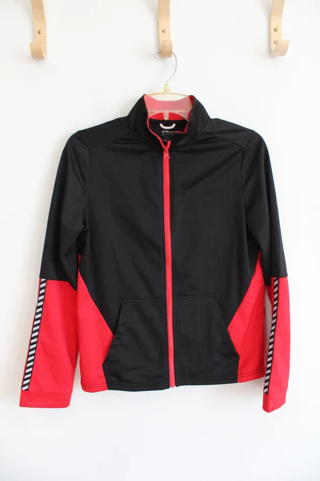Reebok Rings Reebok Red Black Fleece Lined Hoodie Youth XL 1416