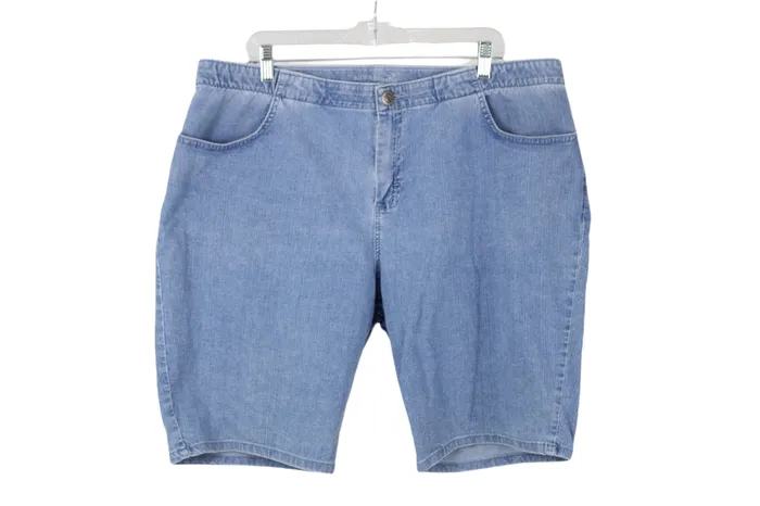 Riders By Lee Indigo Denim Shorts 18W Lee Earrings