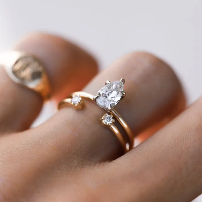 Rings Blossom Cuff Diamond Ring Earth Mined Consider Bridal