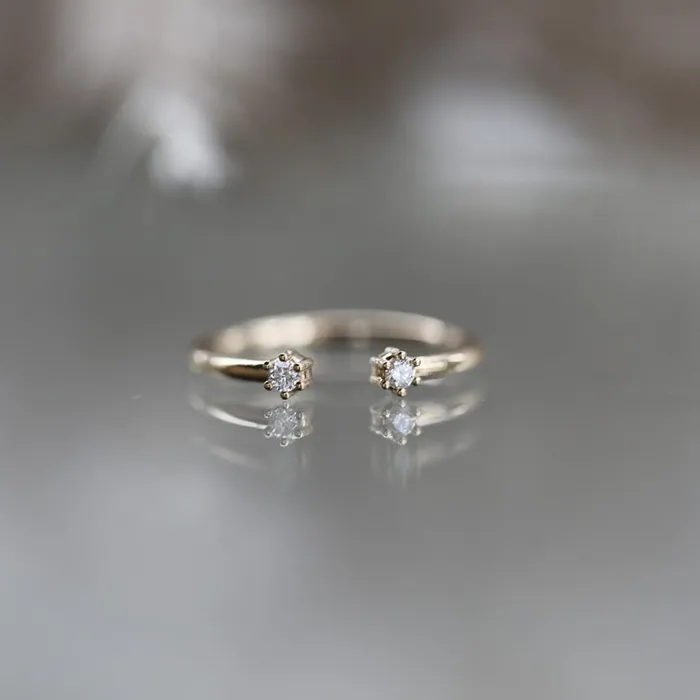 Rings Blossom Cuff Diamond Ring Earth Mined Consider Bridal