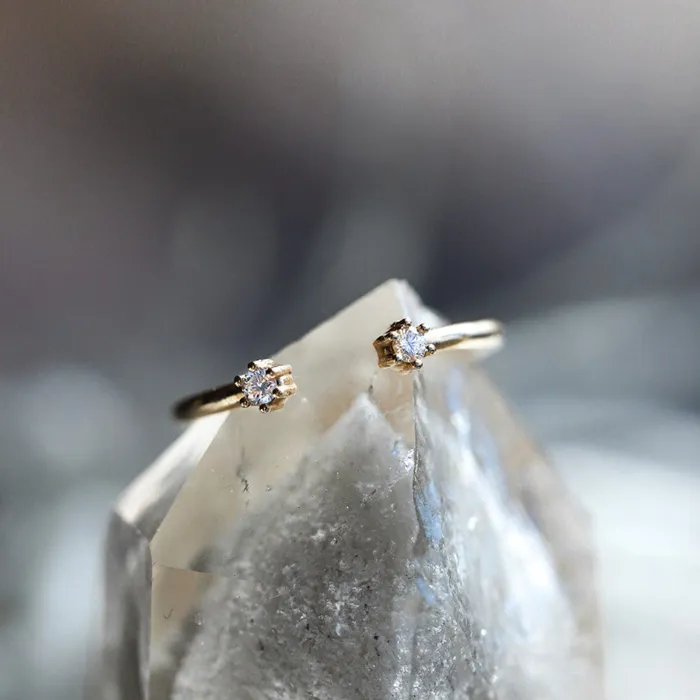 Rings Blossom Cuff Diamond Ring Earth Mined Consider Bridal