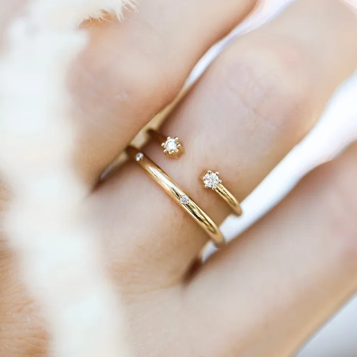 Rings Blossom Cuff Diamond Ring Earth Mined Consider Bridal
