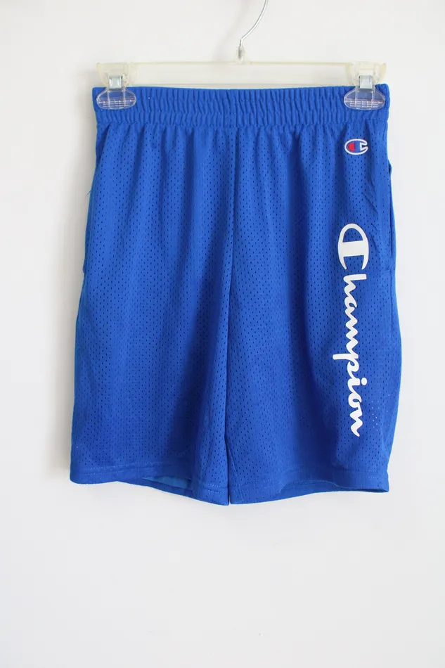 Rings Champion Champion Blue Athletic Shorts M