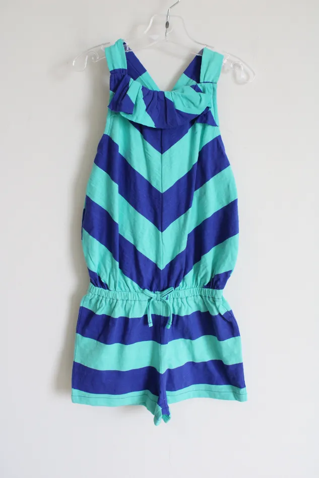 Rings Chaps NEW Chaps Blue Striped Romper 6