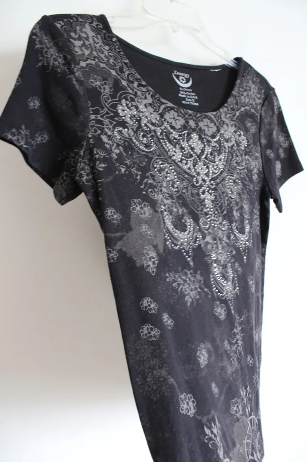 Rings Chicos Chicos Zengery Black Studded Tee 0 SM