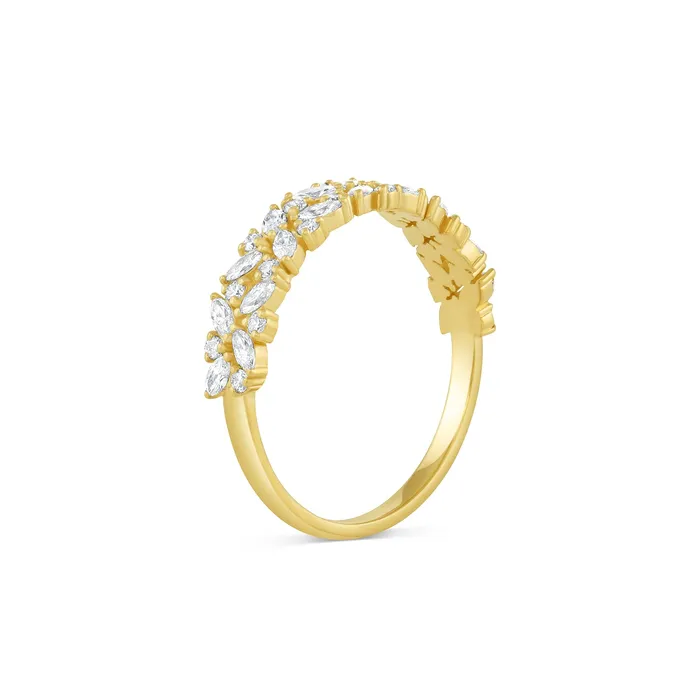 Rings Consider Bridal Double Petite Cluster Diamond Ring Earth Mined Rings Consider Bridal Double Petite Cluster Diamond Ring Earth Mined