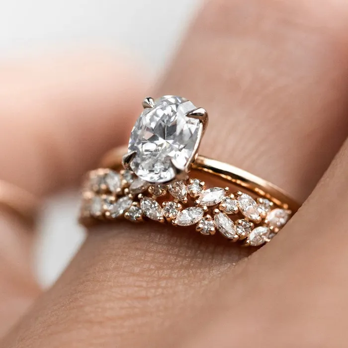 Rings Consider Bridal Double Petite Cluster Diamond Ring Earth Mined Rings Consider Bridal Double Petite Cluster Diamond Ring Earth Mined