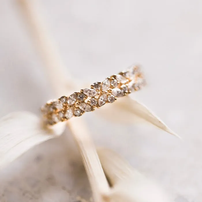 Rings Consider Bridal Double Petite Cluster Diamond Ring Earth Mined Rings Consider Bridal Double Petite Cluster Diamond Ring Earth Mined