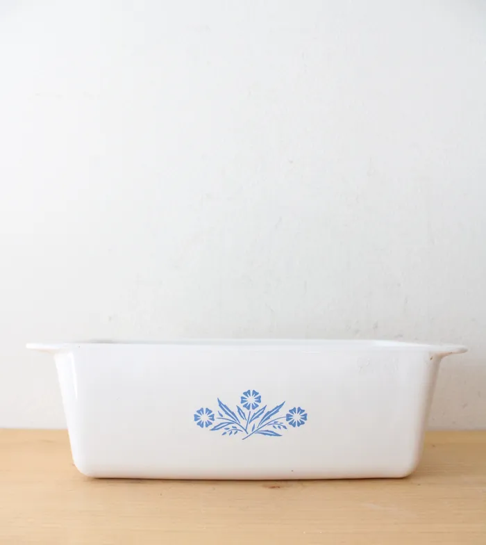 Rings Corning Ware Corning Ware Blue Cornflower Rectangle Bread Pan