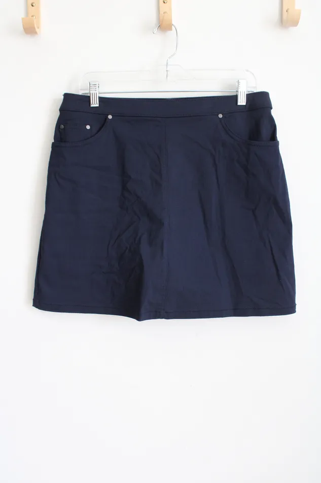 Rings Hearts Of Palm Hearts of Palm Petite Navy Blue Skort 12P