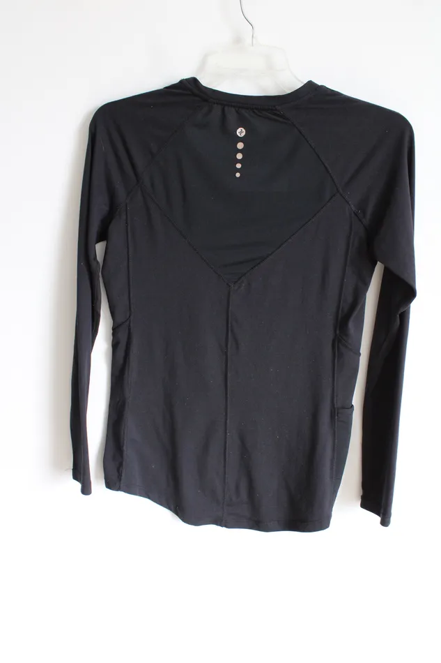 Rings Jockey Jockey Black Long Sleeved Athletic Shirt S