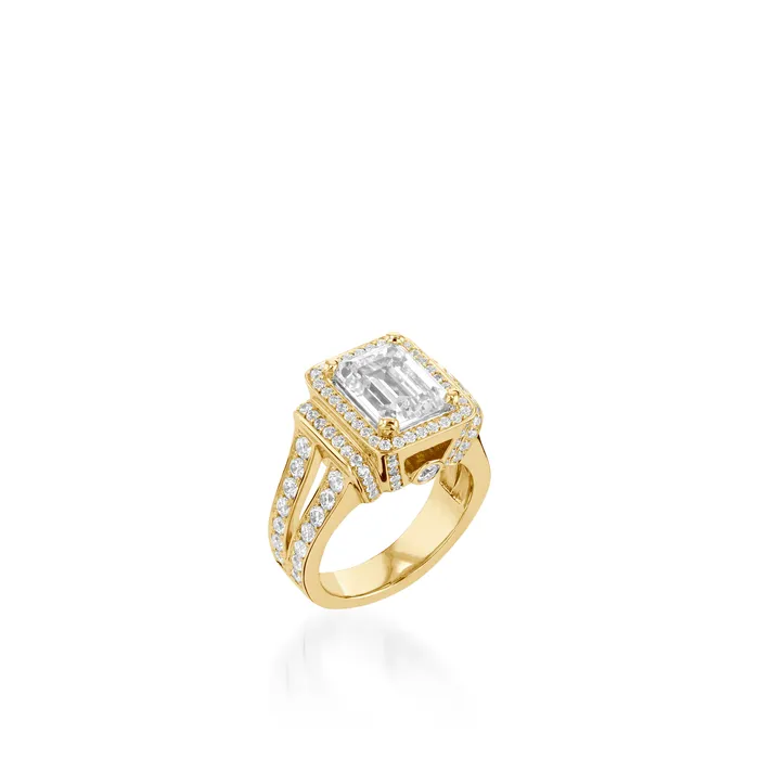Rings John Atencio Alexandra Elite Yellow Gold Diamond Ring