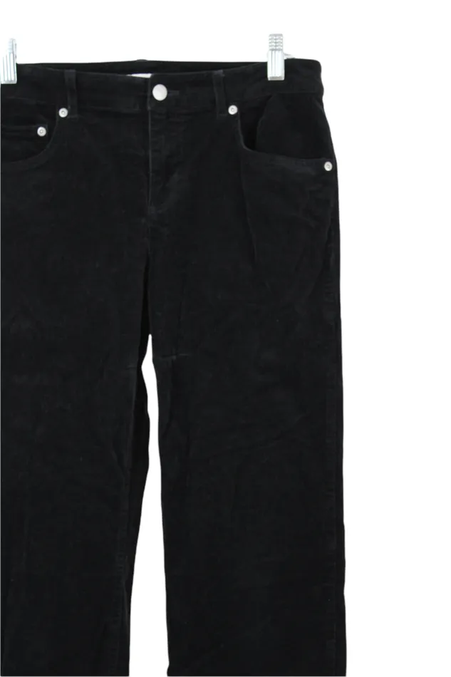 Rings Jones New York Stretch Black Corduroy Pants 6 Jones New York
