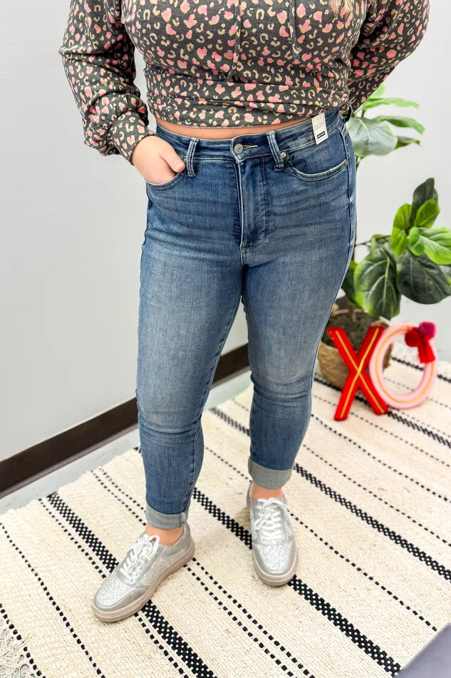 Rings Judy Blue Judy Blue Marie High Rise Tummy Control Skinny Jeans