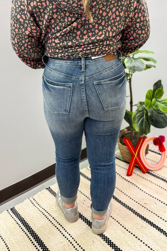 Rings Judy Blue Judy Blue Marie High Rise Tummy Control Skinny Jeans