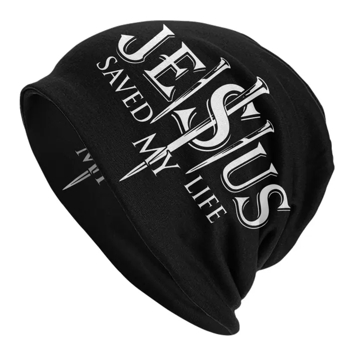 Rings Lords Guidance Black and White Jesus Beanie Hats