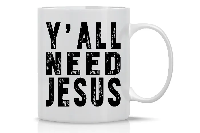 Rings Lords Guidance Christian Coffee Mugbr YAll Need Jesus Black