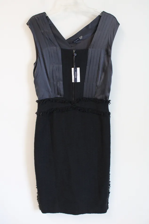 Rings Magaschino NEW Magaschino Collection Black Silk Top Woven Bottom Dress 8 Rings Magaschino NEW Magaschino Collection Black Silk Top Woven Bottom Dress 8