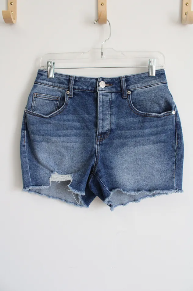 Rings Maurices High Rise Cut Off Jean Shorts 6 Maurices