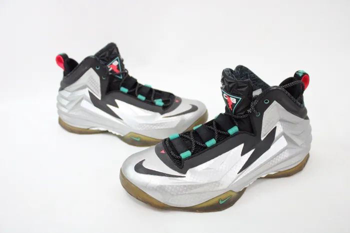 Rings Nike Nike Chuck Barkley Posite Max Metallic Silver Size 12