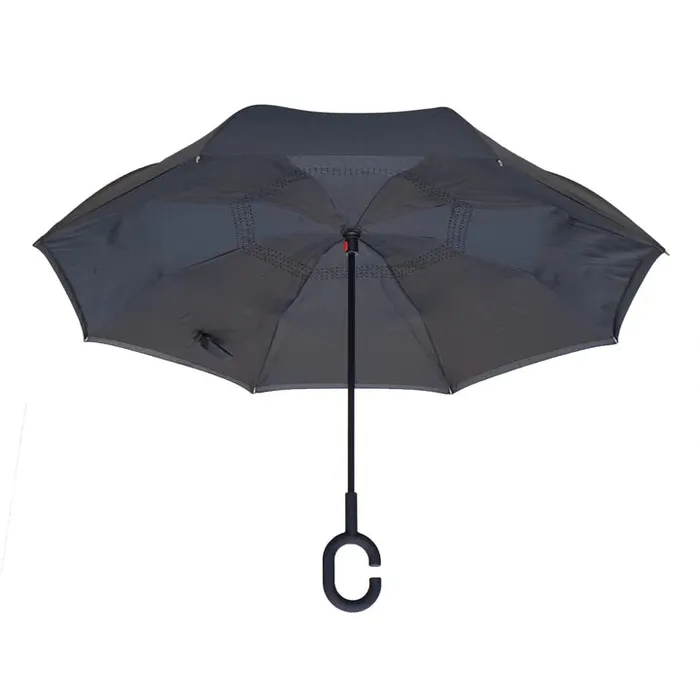 Rings NUFOOT Black Topsy Turvey Umbrella