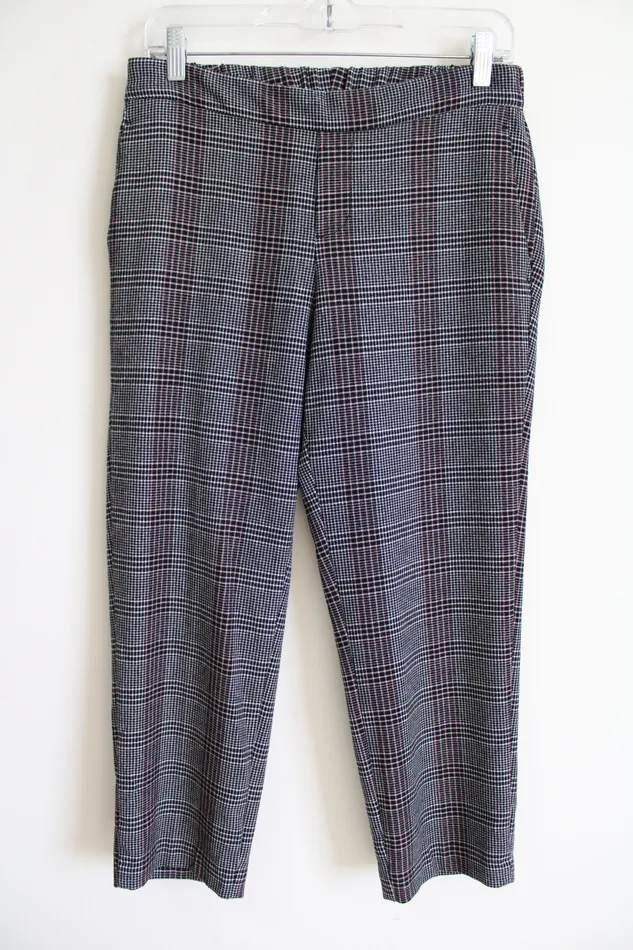 Rings Old Navy Black Houndstooth Pants 6 Petite Old Navy