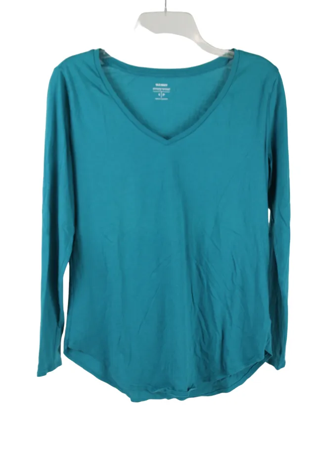 Rings Old Navy Old Navy Everywear Blue VNeck Shirt S