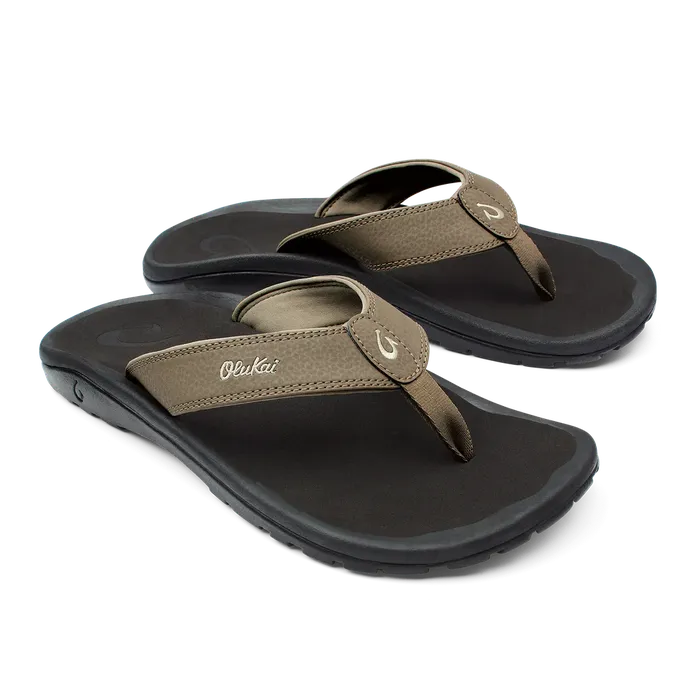Rings OLUKAI OluKai Mens Ohana Sandals ClayOnyx