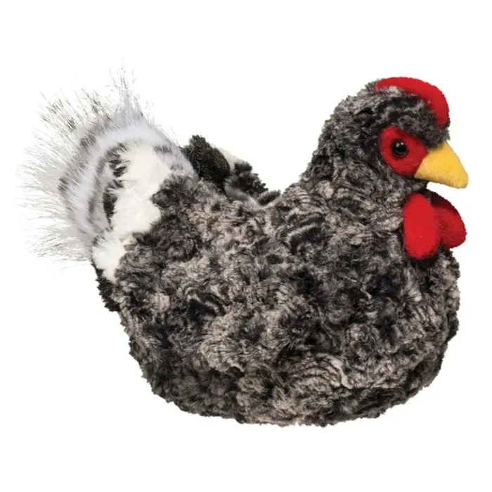 Rings Pepper the Black Hen Plush Toy DOUGLASCO